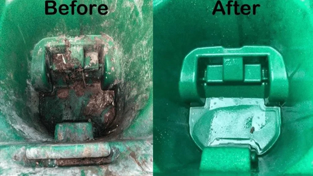 Trash Bin Cleaning and Disinfecting